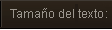 Tama&ntilde;o de texto