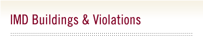 IMD Buildings & Violations
