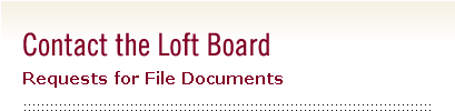 Requests for File Documents