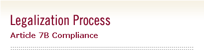 Article 7B Compliance