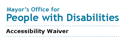 Accessibility Waiver