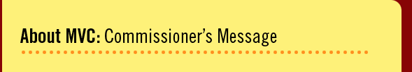 Commissioner's Message