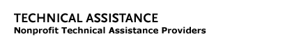 Nonprofit Technical Assistance Providers
