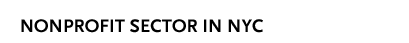 Nonprofit Sector in NYC