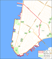 Lower Manhattan Pilot Program Map (link will open in new window)