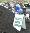digging for compost