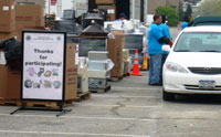 computer recycling at St. John's 