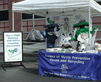 recycling characters at Atlantic Antic
