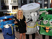 Recycling Characters at Keep America Beautiful's 2011 Great American Cleanup™ in Manhattan