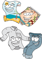 clothing and linen icons