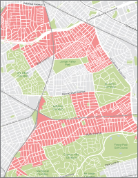 NYC Organics Collection Queens map NYC Organics Collection Queens map