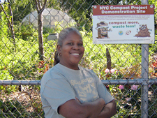 nyc compost project demo site: garden of happiness, bx