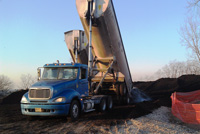 DSNY delivers compost to Soundview Park