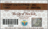 permit card