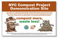 compost demo sign