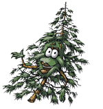 christmas tree character