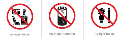 items not accepted