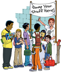 illustration: kids' stuff exchange