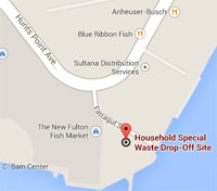 Bronx Household Special Waste Drop-Off Site Map Bronx Household Special Waste Drop-Off Site Map