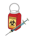 click here for info on household medical waste