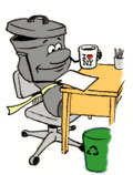 illustration: reduced business waste