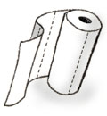 illustration: paper towels