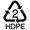 symbol for #2 HDPE