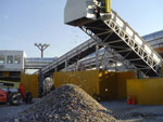 glass recovery operation at Hugo Neu facility