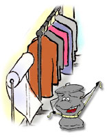 illustration: drycleaning bags