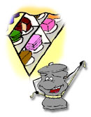 illustration: food counter