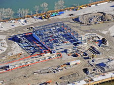 image: An aerial view of the construction site