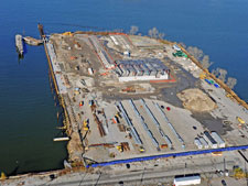 image: An alternate aerial view of the construction site