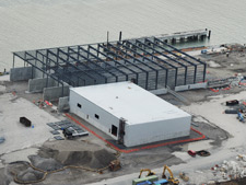 image: An aerial view of the construction site