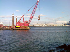 image: An artificial reef is being constructed