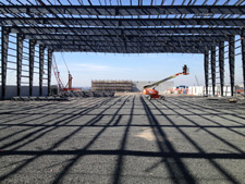 image: The processing building, as seen from inside