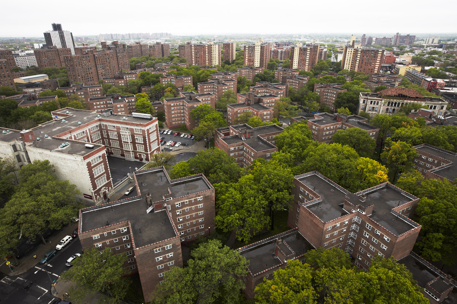 Aerial photo of Governors Island