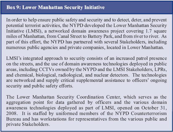 Box
9: Lower Manhattan Security Initiative