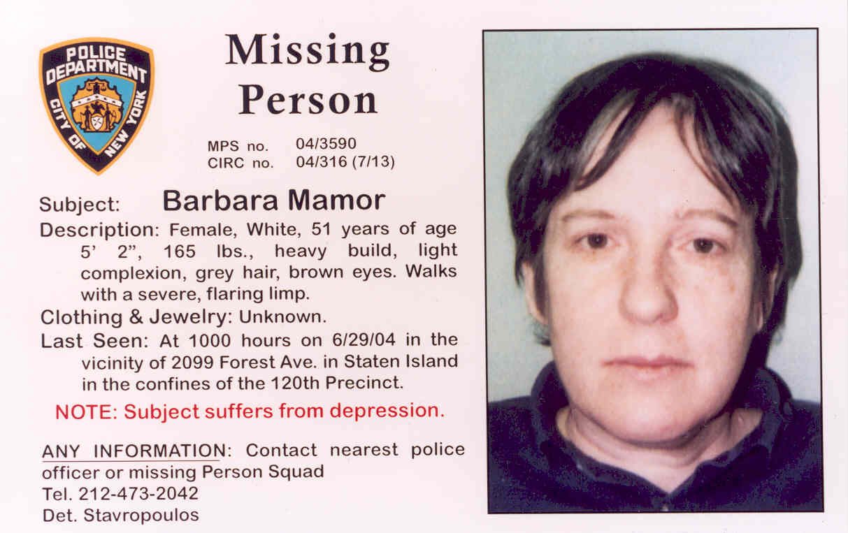Missing Persons [1993-1995]