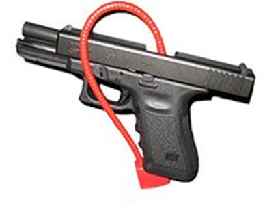 Example of a firearm safety locking device