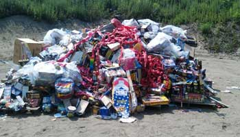 Illegal fireworks siezed by NYPD Illegal fireworks siezed by NYPD