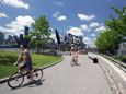 Biking in Long Island City