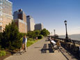 Biking in Lower Manhattan