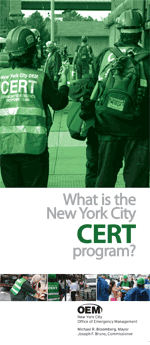 NYC Community Emergency Response Team Brochure