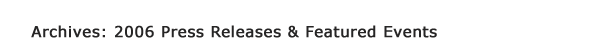 2006 OEM Press Releases