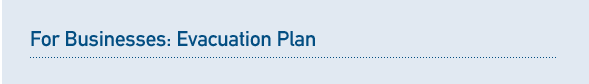 For Businesses: Evacuation Plan