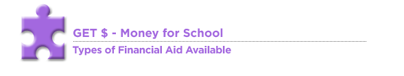 Money for School/Types of Financial Aid Available