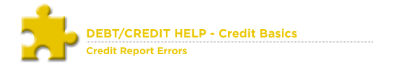 Credit Report Errors