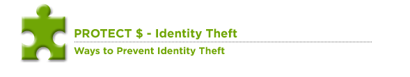 Ways to Prevent Identity Theft