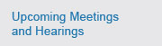 Public Meetings & Hearings