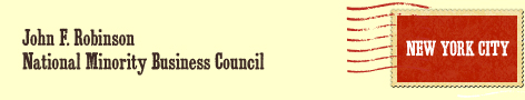 John F. Robinson, National Minority Business Council